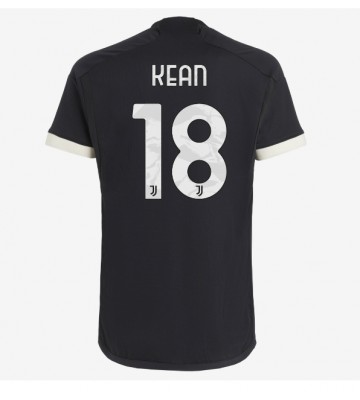 Juventus Moise Kean #18 Tredje trøje 2023-24 Kort ærmer